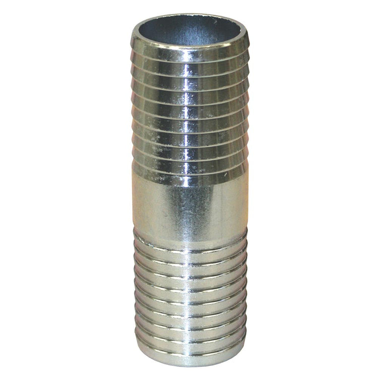 Zinc Plated Steel Coupling Insert Fitting for Poly Pipe Connections – Heavy-Duty Water Well Adapter | SCP