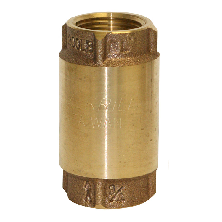 No-Lead Bronze Check Valve – No-Spin Poppet, High Performance, Corrosion-Resistant | CVANL
