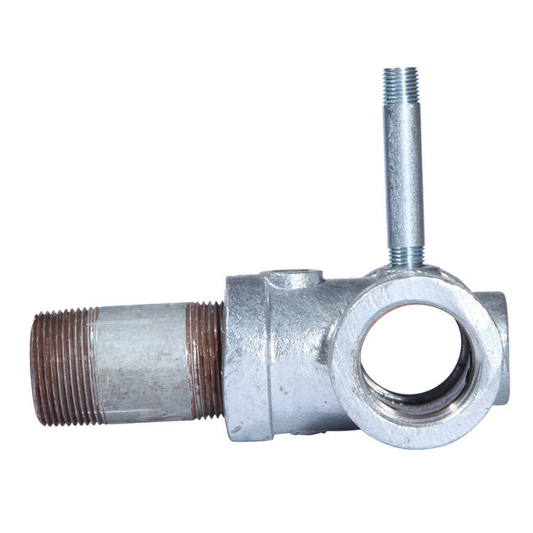 Galvanized Tank Tee with Drain Hole | IATXS