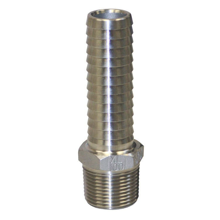 Stainless Steel Male Adapter with Hex – Plastic Pipe to MIP | SSMA