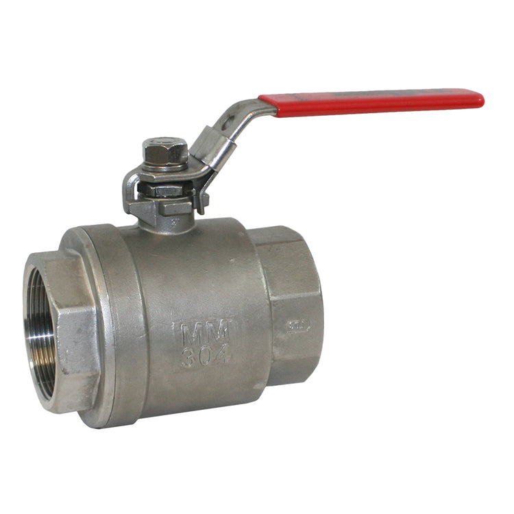Stainless Steel Ball Valve – Full Port, Teflon Seals, High Pressure