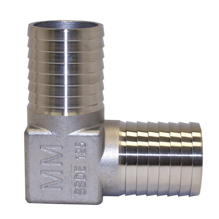 Insert Stainless Steel Elbow – Corrosion-Resistant 90° Fitting for Flexible Poly Pipe | SSDE