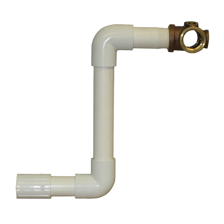No-Lead Brass Compact Off-The-Floor Tank Tee – Elevation-Mounted, No-Lead Design