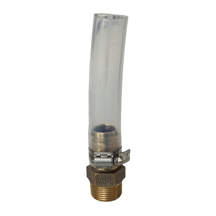 No-Lead Bronze Male Adapter – MIP to Plastic Pipe with Hex Head