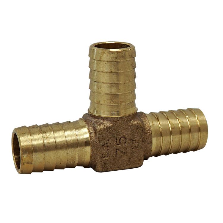 Bronze No-Lead Tee – Plastic Pipe Insert x Insert Fitting | RBDTNL