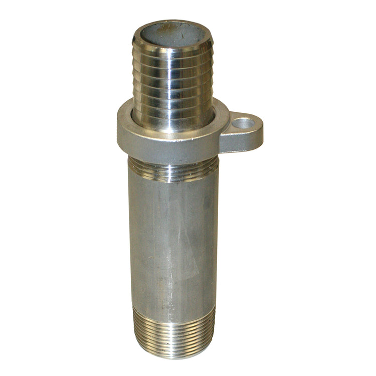 Stainless Steel Venturi Adapter with Rope Lug – MIP to Plastic Pipe