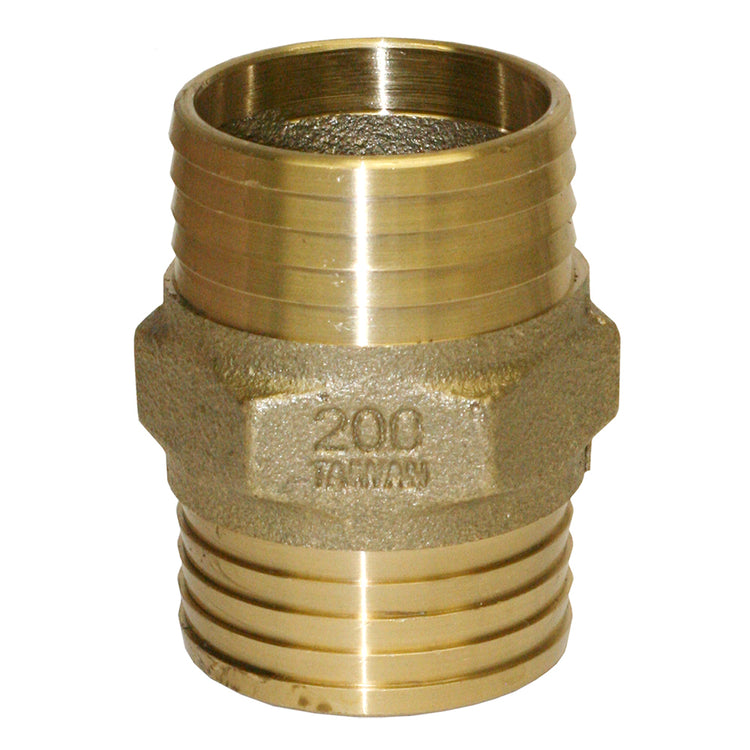 No-Lead Brass Coupling With Hex – IHBCPNL | Plastic Pipe to Pipe Connector