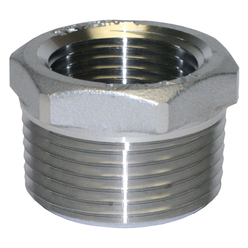 thumbnail image 2 of PRO-EDGE Brass Hex Reducing Bushing – 1/2" Male X 1/4" Female NPT – QTY 50 2 of 2