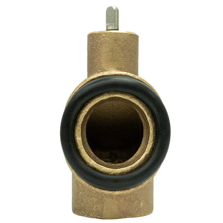 5" No Lead Brass Body Assembly w/ 2" Drop Pipe Tapping | MCKBNL520