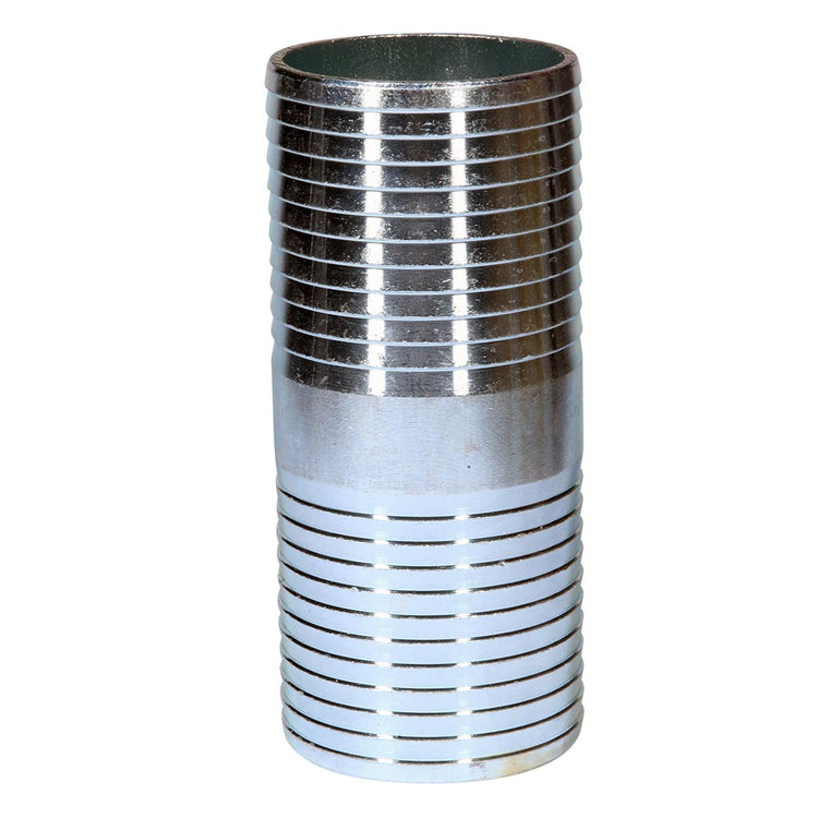 Zinc Plated Steel Coupling Insert Fitting for Poly Pipe Connections – Heavy-Duty Water Well Adapter | SCP