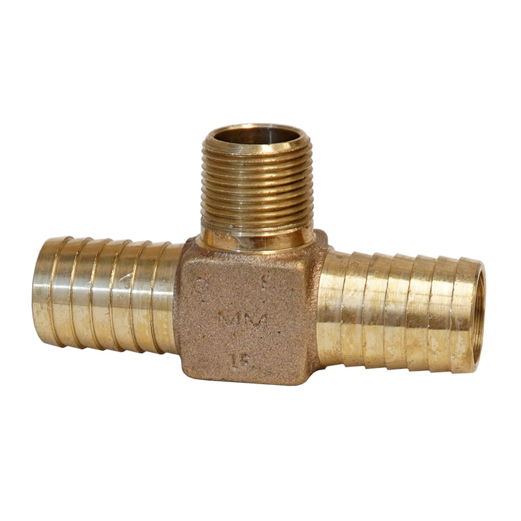 Bronze Tee for Yard Hydrant – No Lead, Heavy-Duty Plumbing Fitting