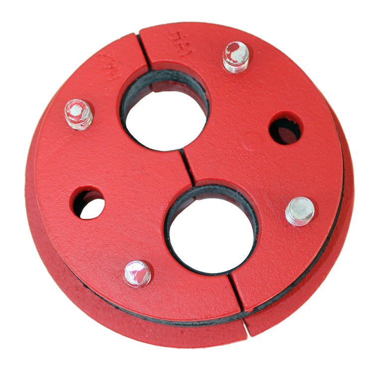 WS Series Well Seal Double Drop Pipe – Painted Cast Iron with Rubber Packer | WS Double Drop Split