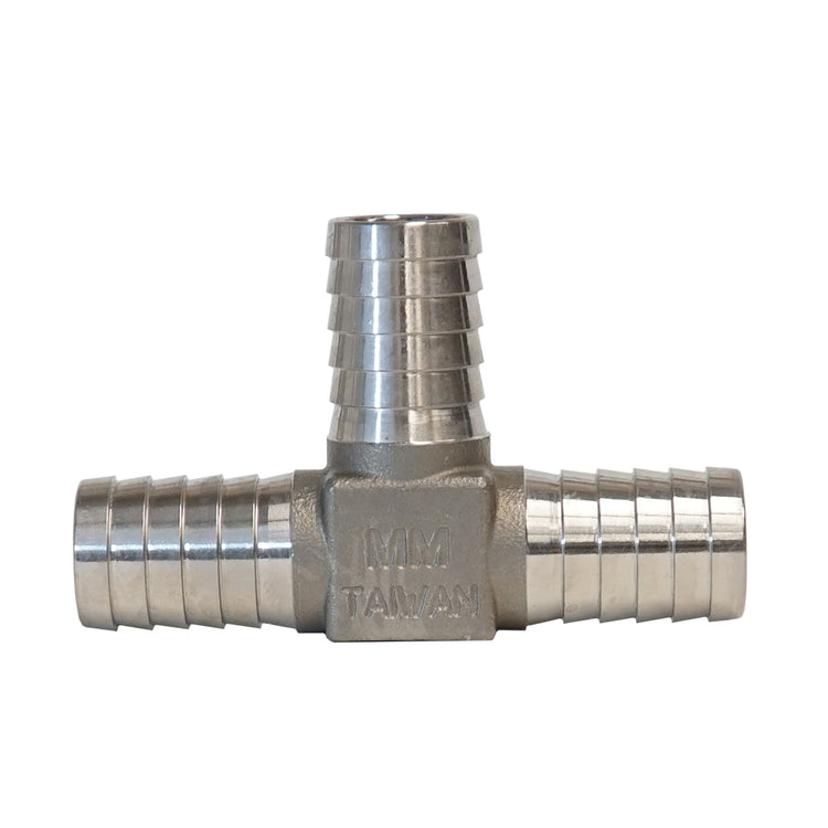 Insert Stainless Steel Tee – Durable 304 Stainless Steel Fitting for Flexible Poly Pipe