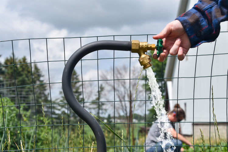 Hide-Drant Removable and Sanitary Hydrant | Curved Hidedrant