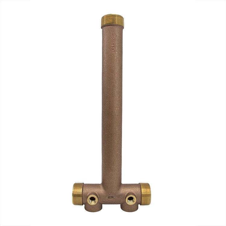 1-1/4" MIP Long Cast Tank Tee – Heavy-Duty No Lead Brass Tee for Pressure Tank Installations | Durable and Corrosion-Resistant
