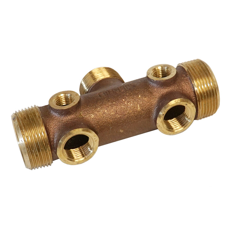 1" No Lead Brass Tank Tee – Cast, Durable Water Well Plumbing Fitting | BATNL1