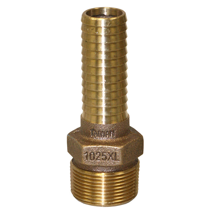 No-Lead Bronze Male Adapter – MIP to Plastic Pipe with Hex Head