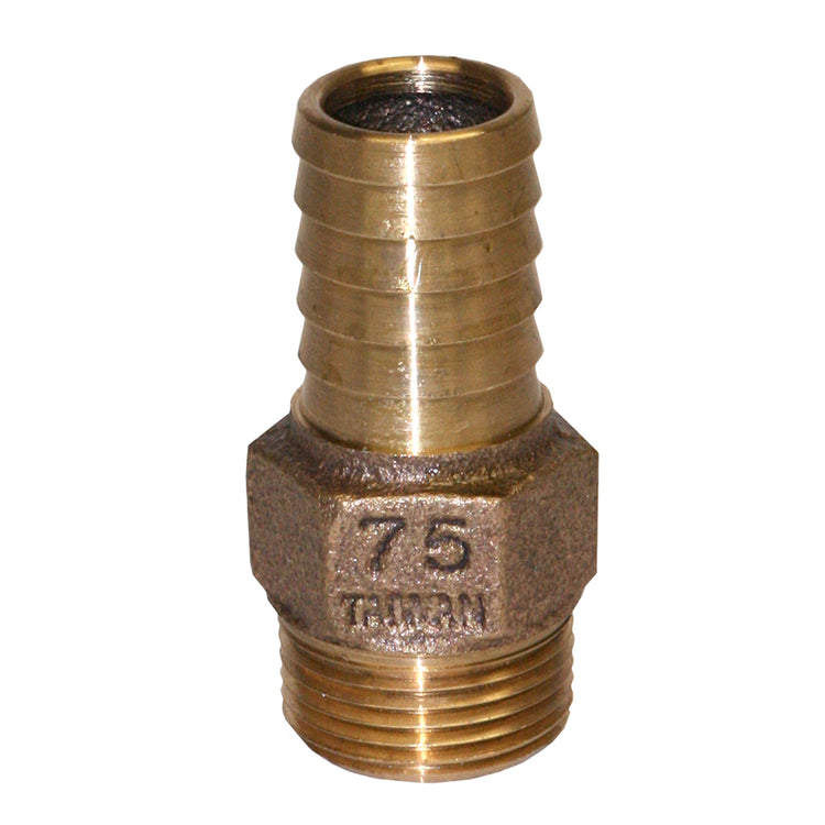 No-Lead Bronze Male Adapter – MIP to Plastic Pipe with Hex Head