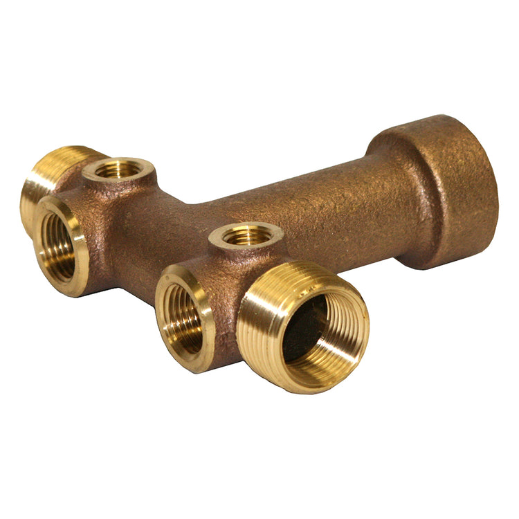 1" No Lead Brass Tank Tee – Cast, Durable Water Well Plumbing Fitting