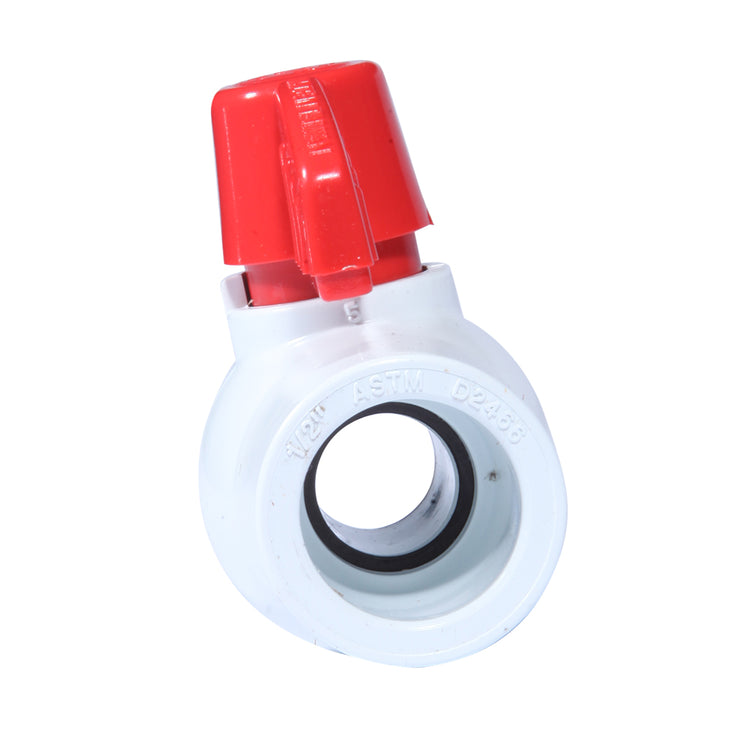 PVC Ball Valve – Full Port | High-Flow Direct Glue Connection