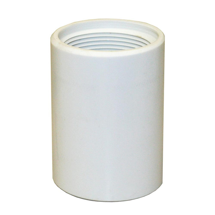 PVC Drop Pipe Coupling – Threaded Connector for Submersible Pumps, NPT Tapered Threads | PDC