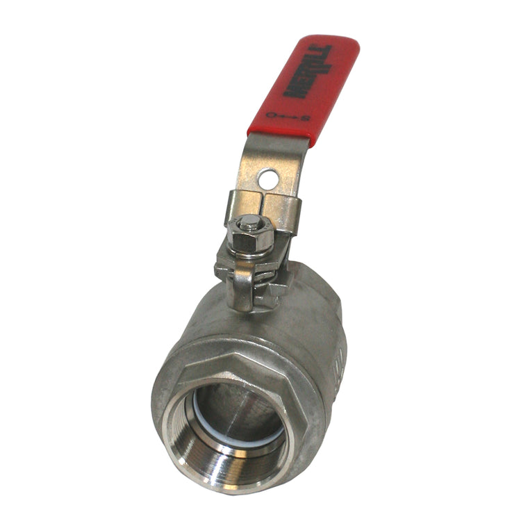 Stainless Steel Ball Valve – Full Port, Teflon Seals, High Pressure