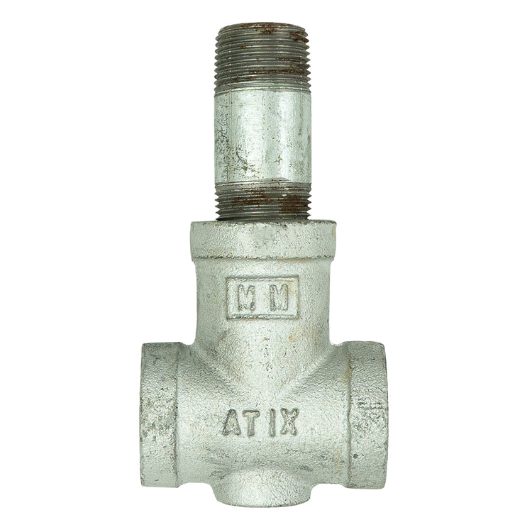 Galvanized Tank Tee with Drain Hole | IATXS