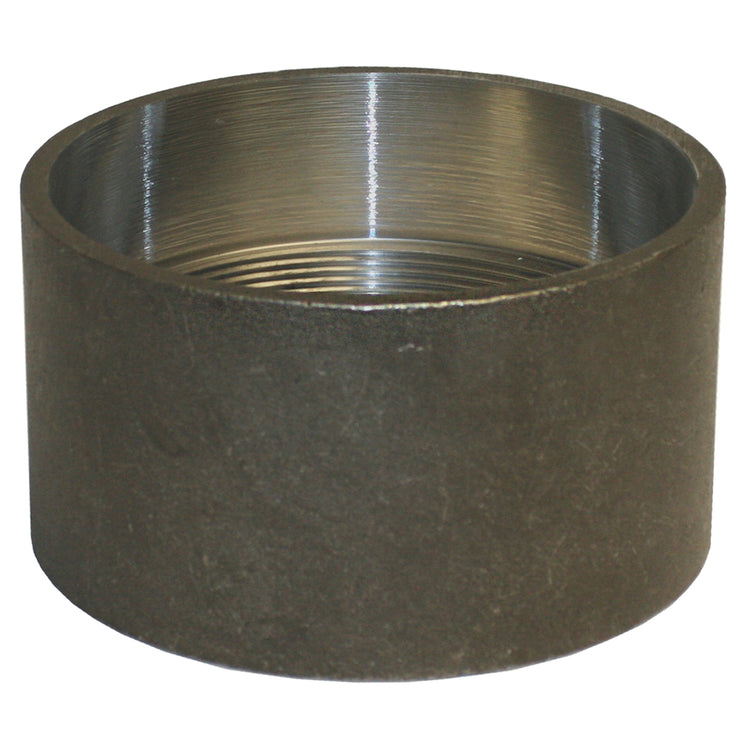 Half Weld Steel Coupling – Durable Pipe Connector. Pipe Thread x Machined Collar to Fit Over Casing to be Welded