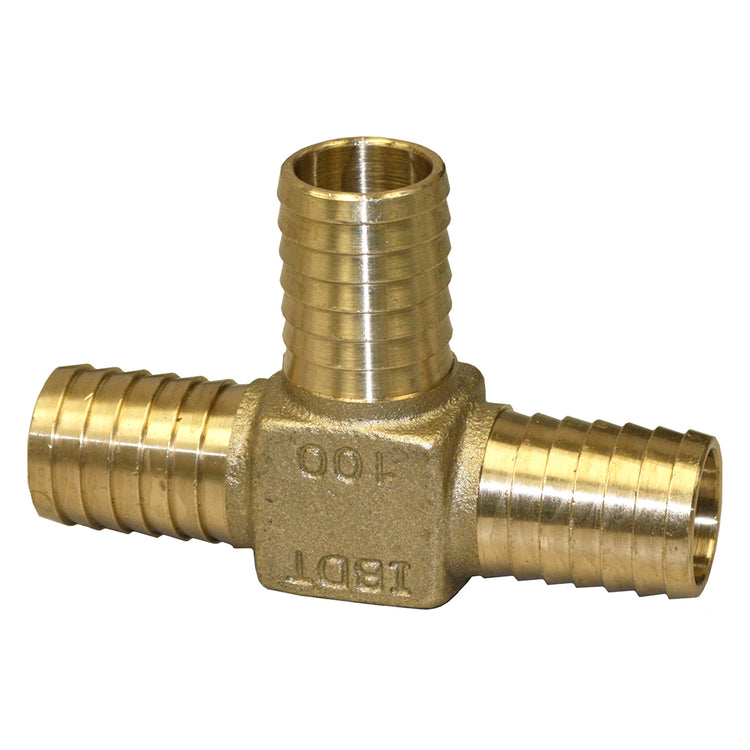 No-Lead Yellow Brass Plastic Pipe to MIP Tee – Durable Plumbing Connector