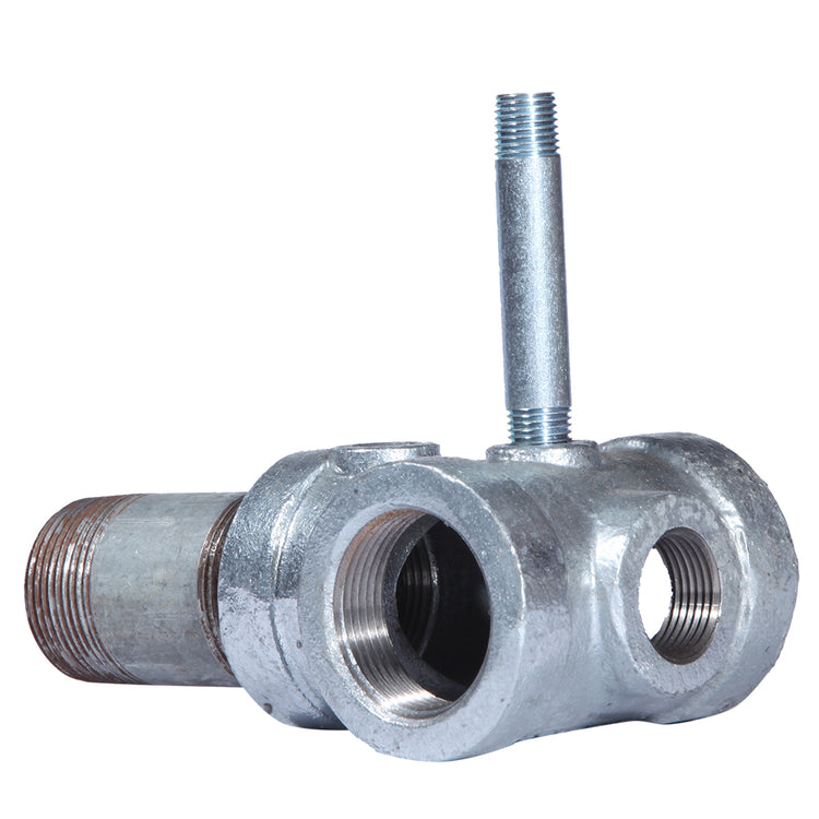 Galvanized Tank Tee with Drain Hole | IATXS