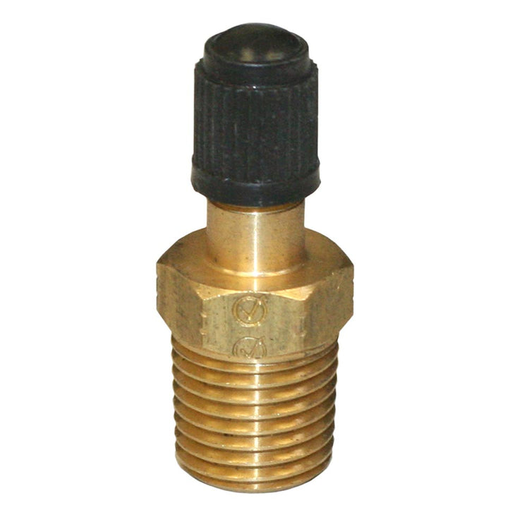 1/4"-1/8" Air Valves – No-Lead Brass with Standard or Light Core Spring and Cap | SVNL