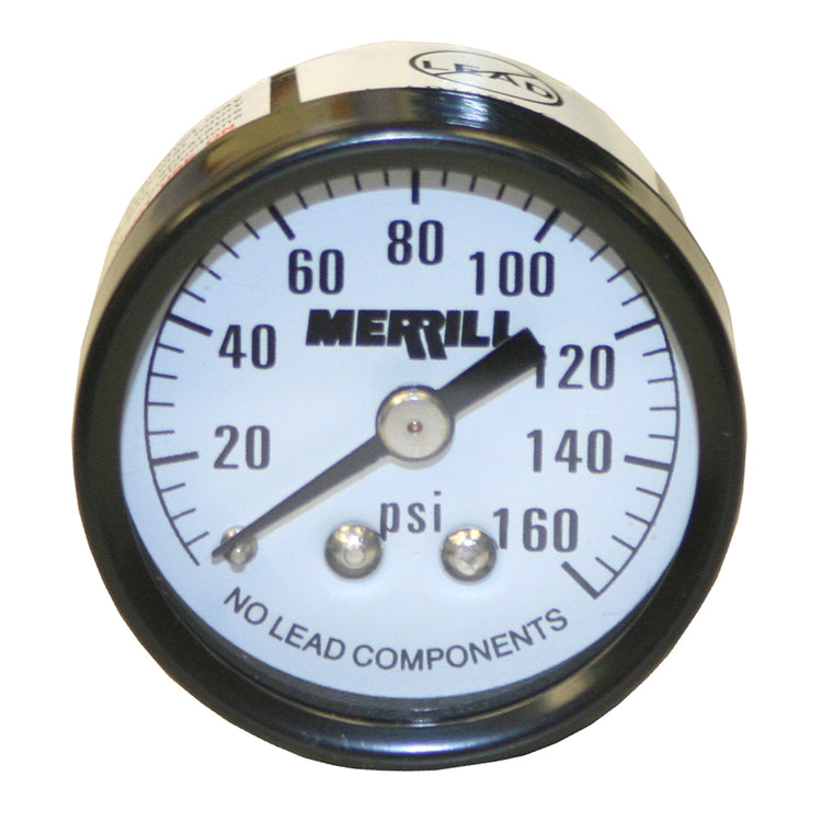 Dial Pressure Gauge – No Lead, Brass-Alloy Pressure Gauge for Water, Air & Steam