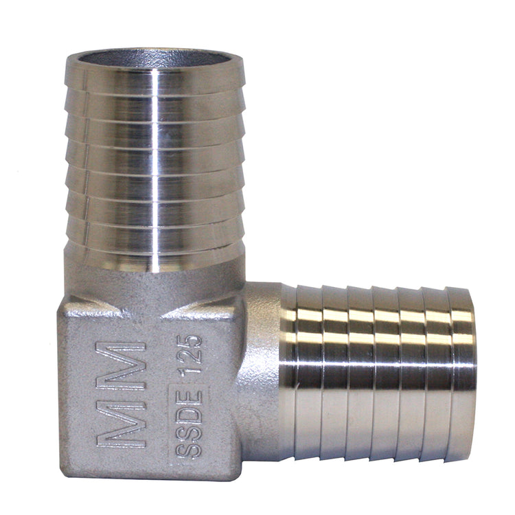 Insert Stainless Steel Elbow – Corrosion-Resistant 90° Fitting for Flexible Poly Pipe