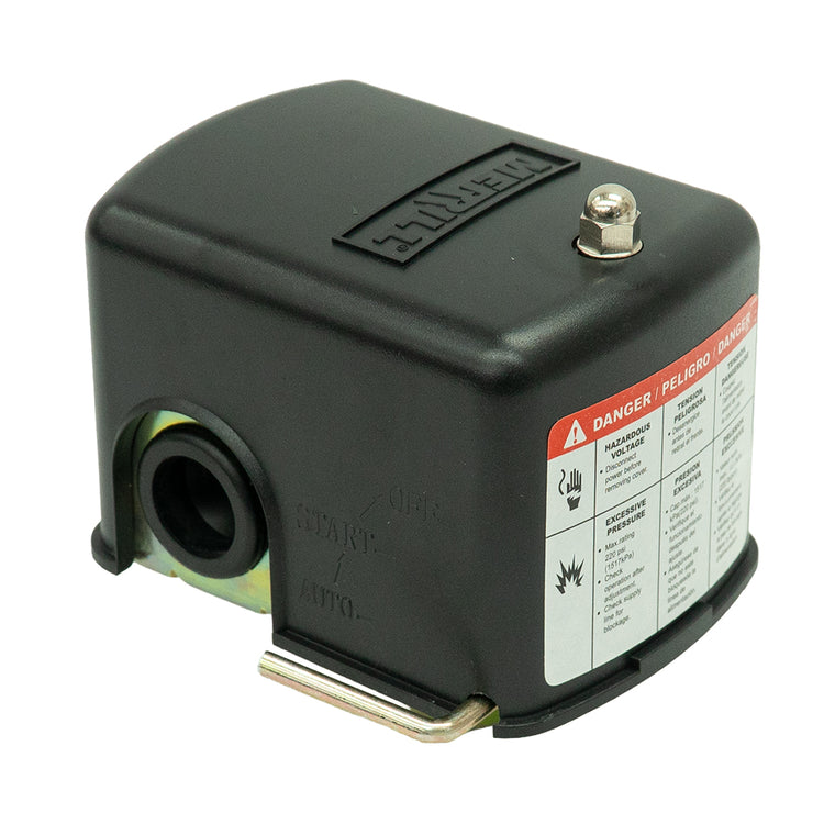 Heavy Duty Pressure Switch – No Lead | 2HP Rated, Large Case, Durable Brass Connections | MPSHDM