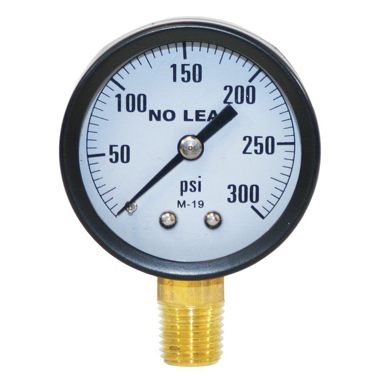 Dial Pressure Gauge – No Lead, Brass-Alloy Pressure Gauge for Water, Air & Steam