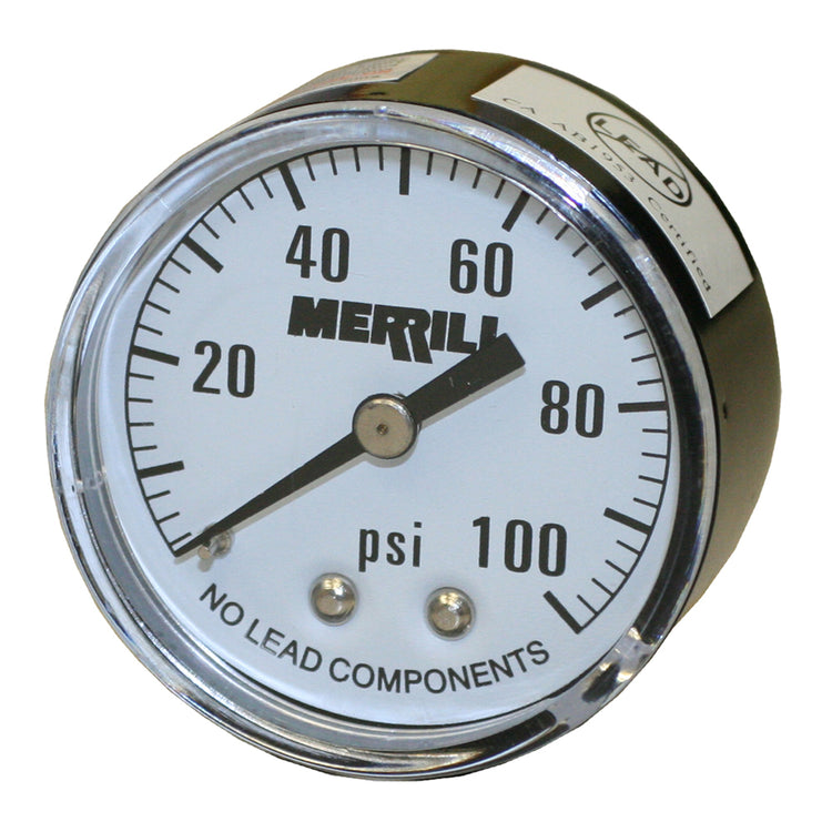 Dial Pressure Gauge – No Lead, Brass-Alloy Pressure Gauge for Water, Air & Steam