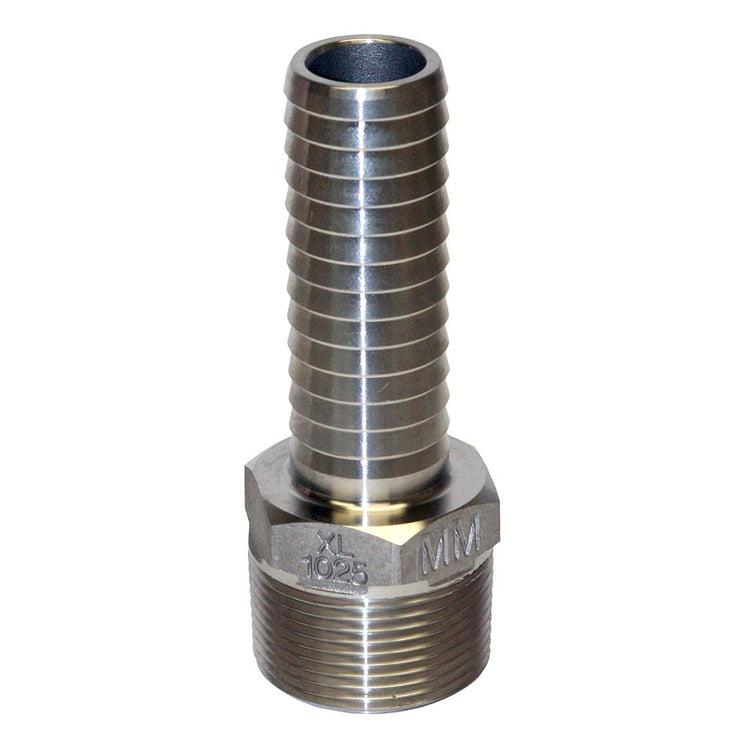 Stainless Steel Male Adapter with Hex – Plastic Pipe to MIP | SSMA