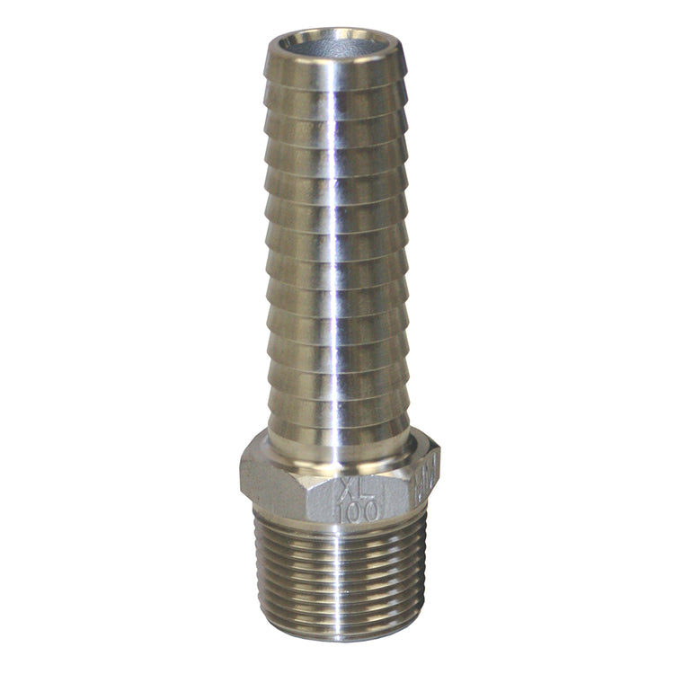 Stainless Steel Male Adapter with Hex | SSMA Fitting – Plastic Pipe to MIP | Made in the USA