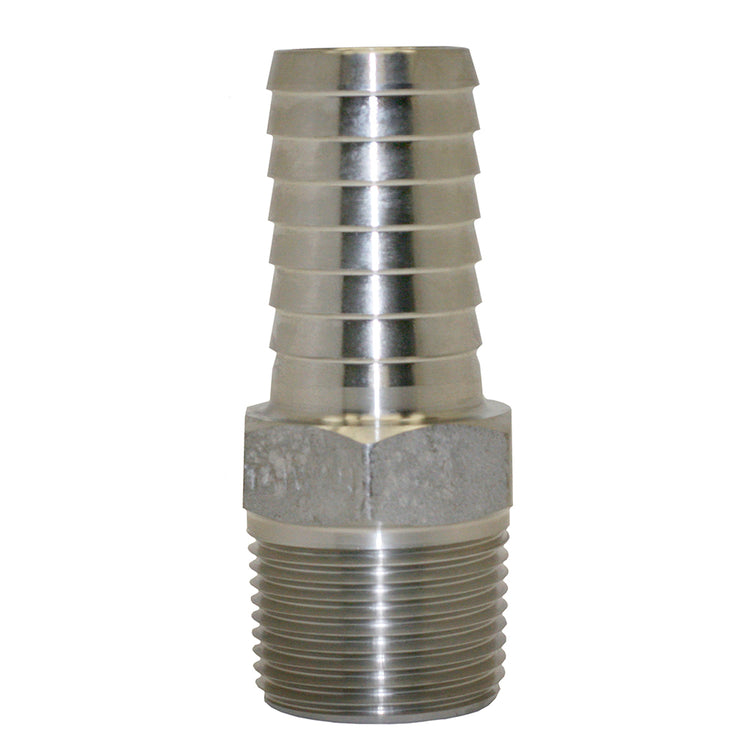 Stainless Steel Male Adapter with Hex | SSMA Fitting – Plastic Pipe to MIP | Made in the USA