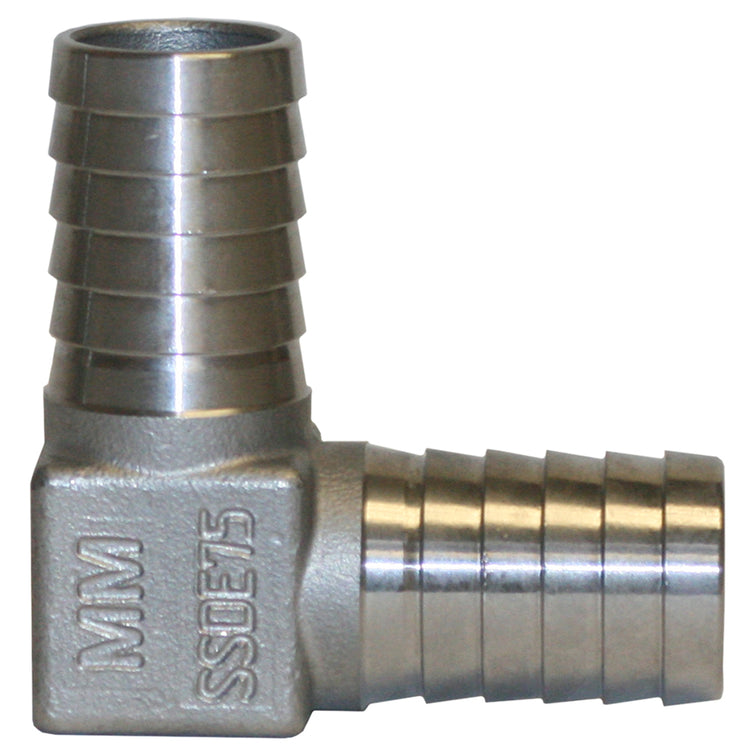 Insert Stainless Steel Elbow – Corrosion-Resistant 90° Fitting for Flexible Poly Pipe