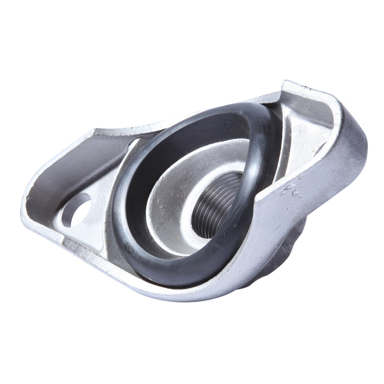 4" SMCK Stainless Steel Saddle Discharge 1"