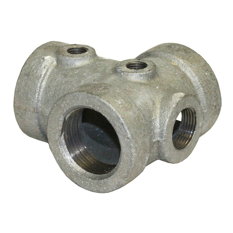 Galvanized Tank Tee – Durable Gray Iron Connector for Water Systems | IATB