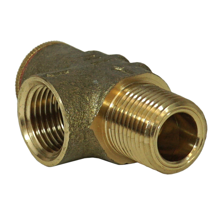 Brass (No Lead) Pressure Relief Valve – 75 PSI & 100 PSI Options | Cold Water System Protection | PRV