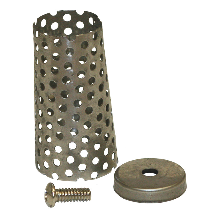 Stainless Steel Foot Valve Screen with End Cap & Screw – Corrosion-Resistant Replacement Kit