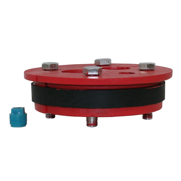 WS Series Well Seal Double Drop Pipe – Painted Cast Iron with Rubber Packer