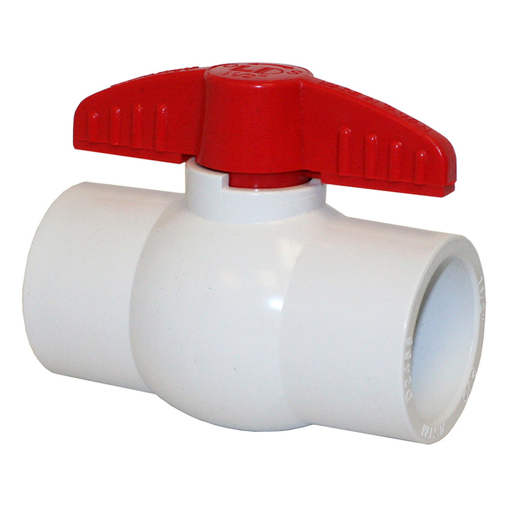 PVC Ball Valve – Full Port | High-Flow Direct Glue Connection