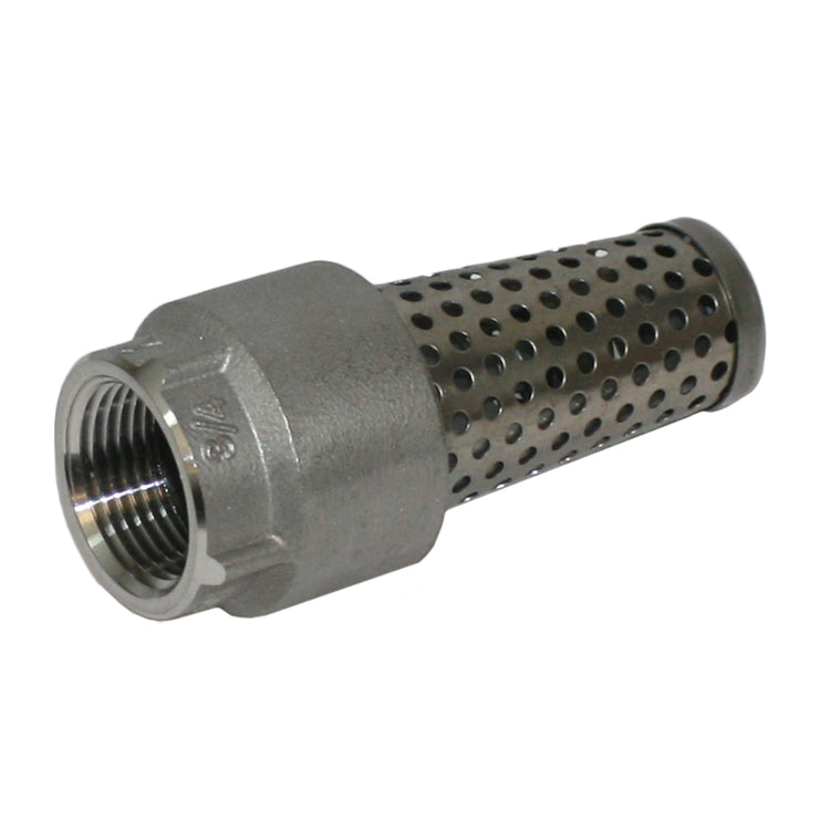 1100E Series Foot Valve (Stainless Steel Viton O-Ring, Stainless Steel Screen) | FVSE