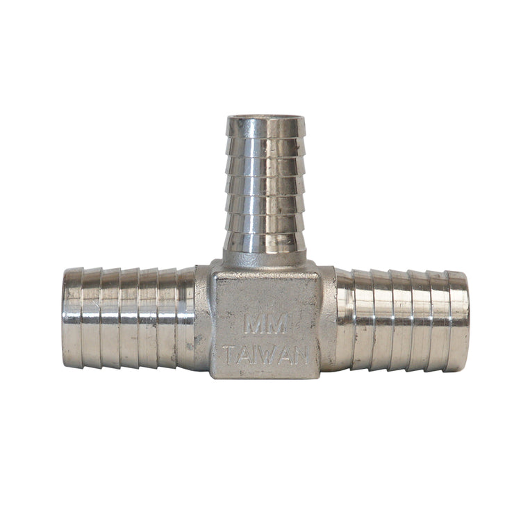 Insert Stainless Steel Tee – Durable 304 Stainless Steel Fitting for Flexible Poly Pipe