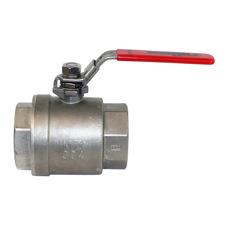 Stainless Steel Ball Valve – Full Port, Teflon Seals, High Pressure