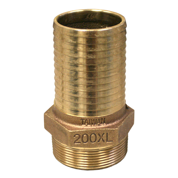 No-Lead Bronze Male Adapter – MIP to Plastic Pipe with Hex Head